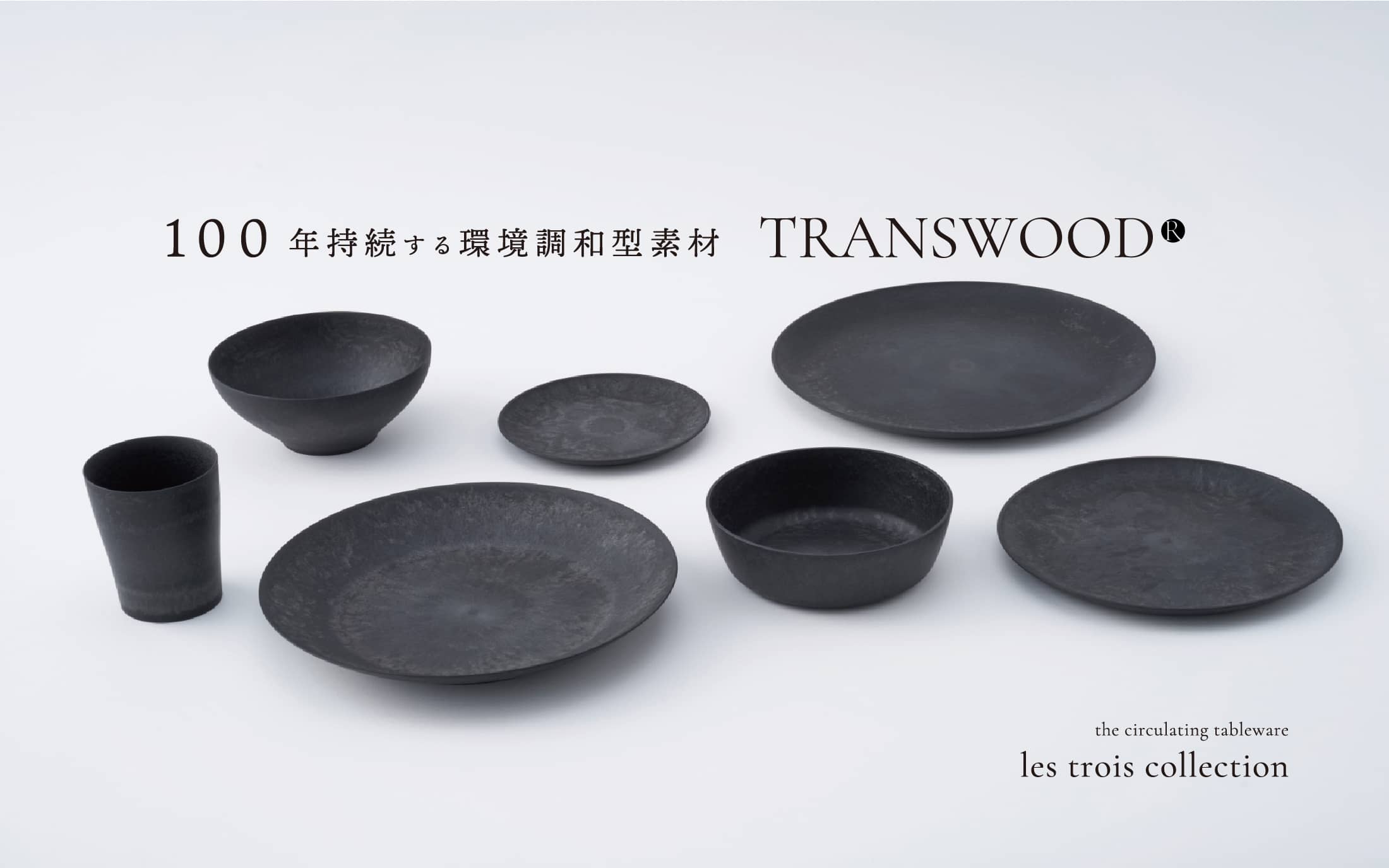 100年持続する環境調和型素材TRANSWOOD